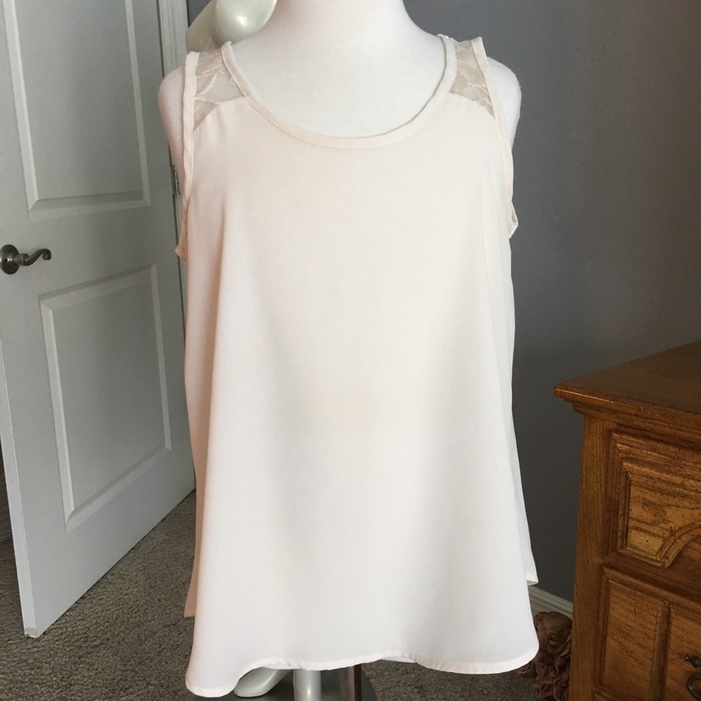 Bjewel lace panel top. Girls size 12🌹